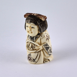 Статуэтка нэцкэ Бог Бисямонтэн (Тамонтэн)