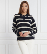 Хлопковый свитер soft wool поло-nk sweater Tommy Hilfiger - темно-синий(WW0WW39879)