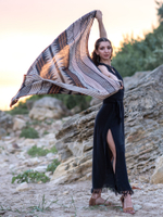 Легкий шарф-платок