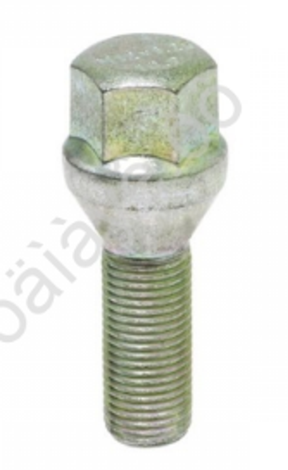 Болт12х 28х1,25 колеса конус ключ 17,цинк 1212528ц