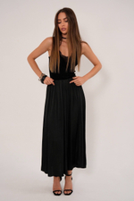 Юбка из модала со складками в миди длине