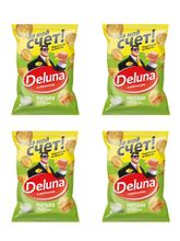 Кукурузные снеки Deluna Сметана и лук 85 г x 4 шт