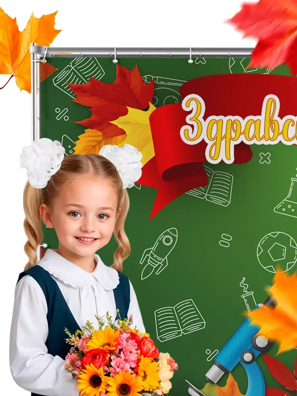 Баннер для прессвола на 1 сентября