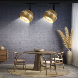 Трековый светильник однофазный ЭРА TR47-GX53 MG под лампу GX53 матовое золото