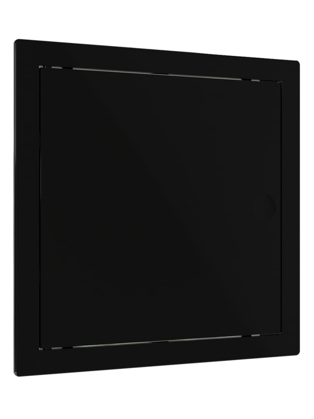 Люк ревизионный LN фланец 150х150 нажимной 172х172 пластик Black EVECS