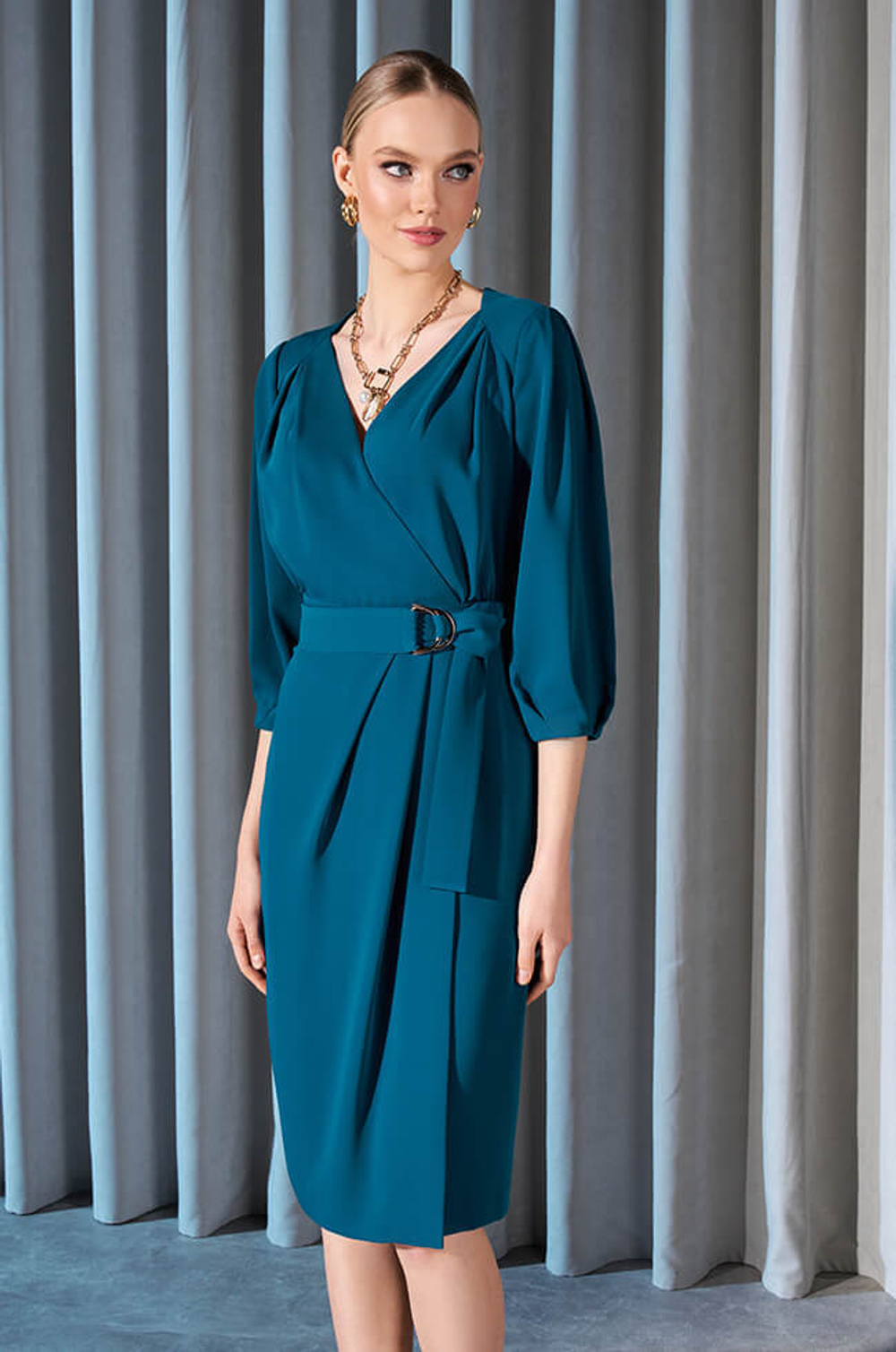 51514 Платье женское (морская волна)