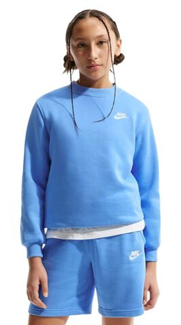 Детская теннисная куртка Nike Kids Sportswear Club Fleece - university blue/white