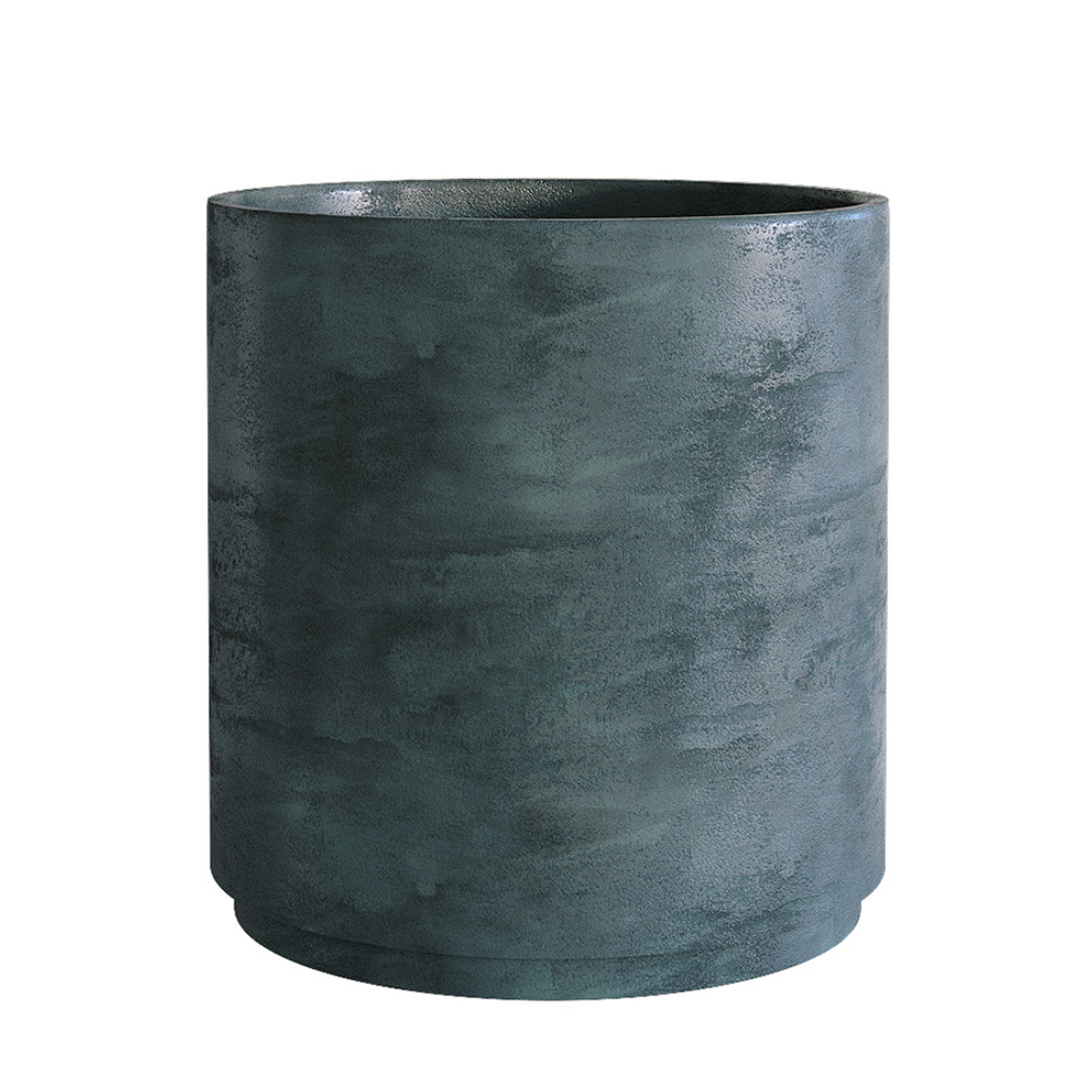 Кашпо, коллекция Concrete (Midnight), форма CYLINDER XL