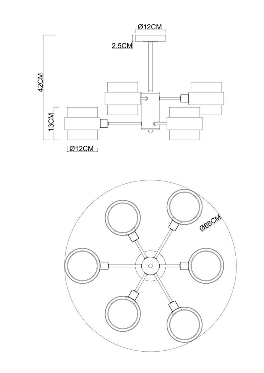 Люстра на штанге Arte Lamp