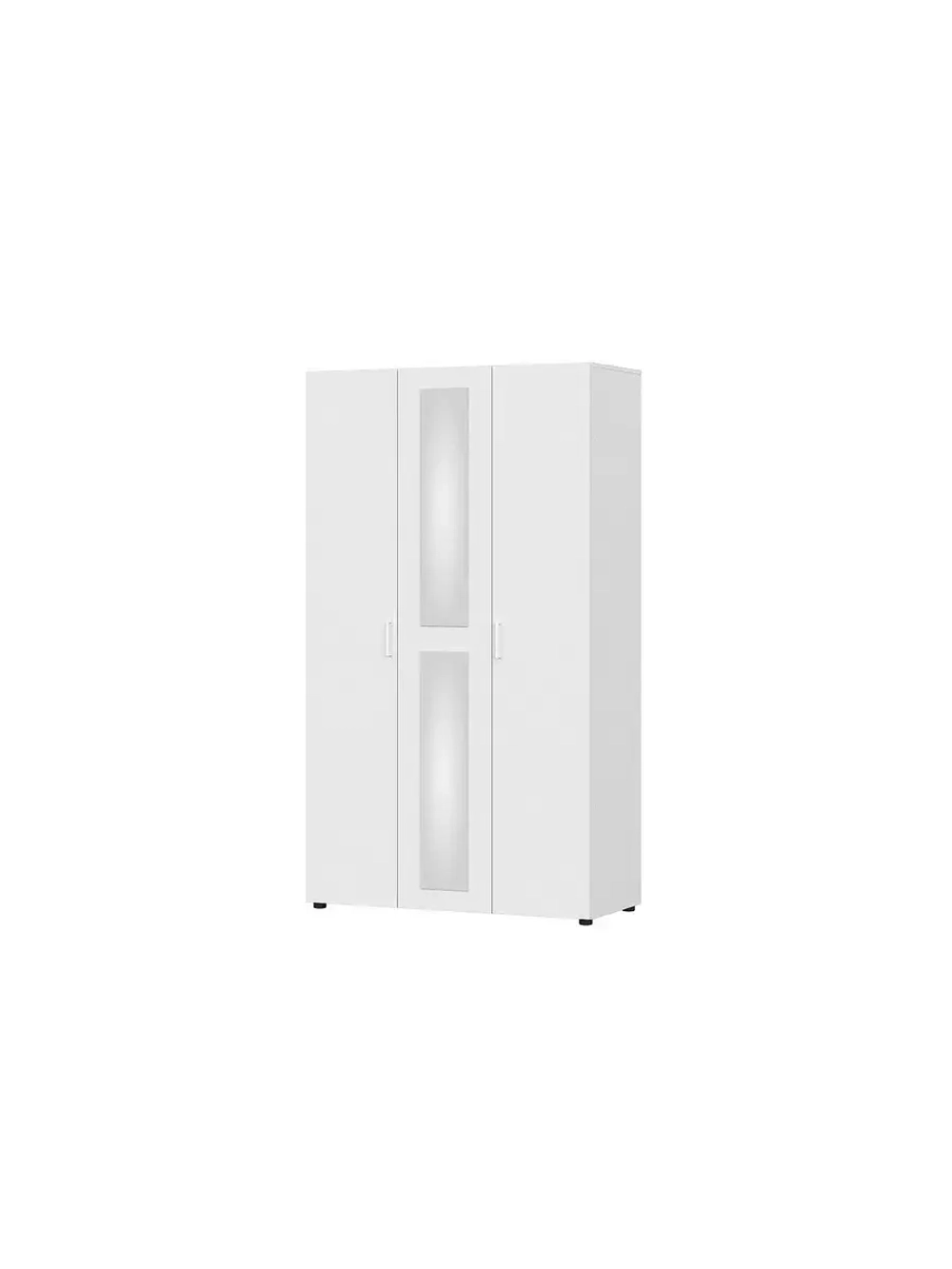 Шкаф для одежды распашной Белый текстурный 120х52х210 см
