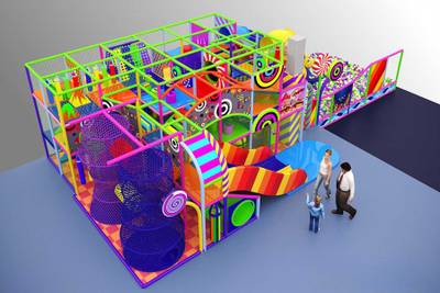 Детский игровой лабиринт «Леденцовый Экстрим»