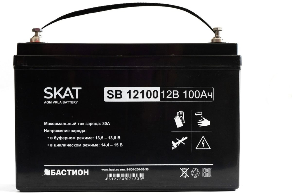 Аккумулятор свинцово-кислотный SKAT SB 12100
