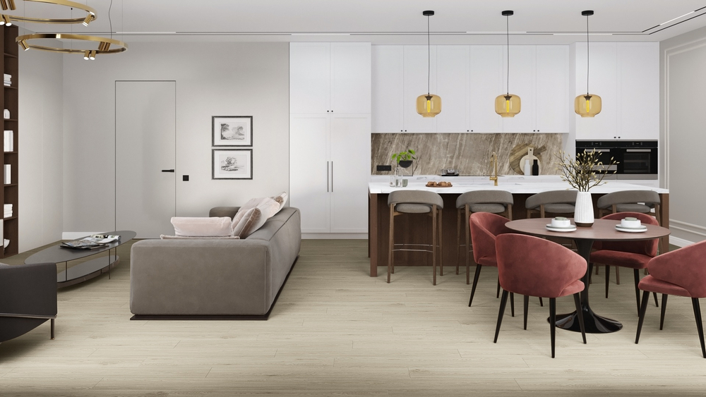 LVT-плитка Damy Floor TCM285-15-LVT Дуб Светлый