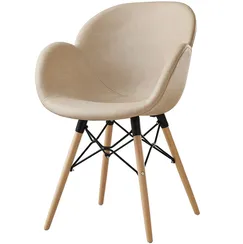 Стул Flow бежевая экокожа