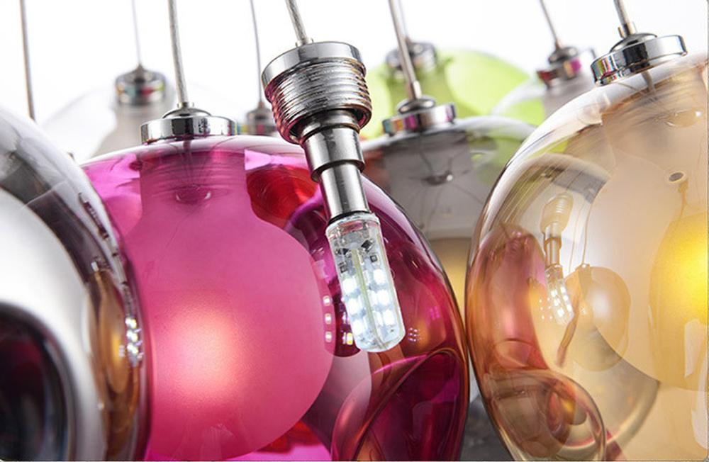 Pendant design lamp  28.19 by Bocci (Multicolored)
