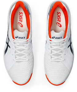 Мужские теннисные кроссовки Asics Solution Swift FF Clay - white/blue expanse