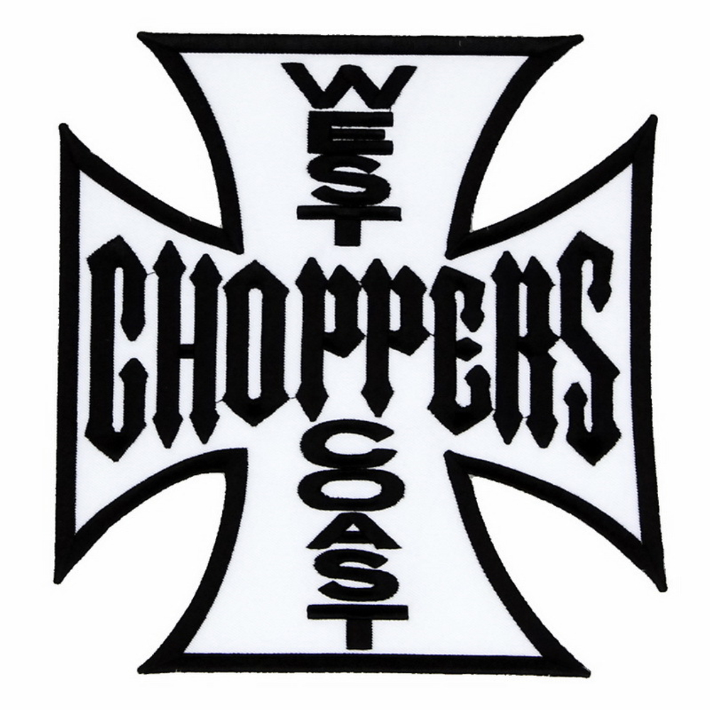 Нашивка West Coast Choppers (черные буквы)