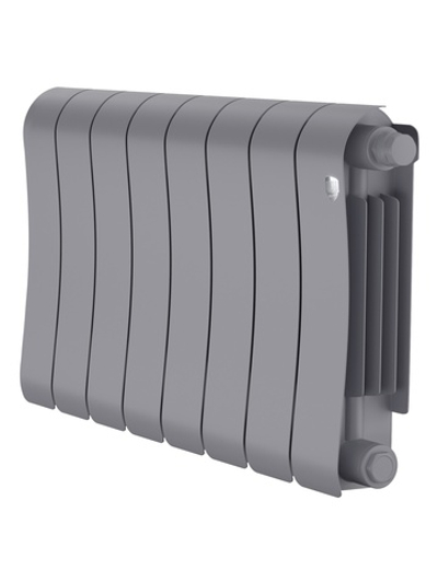 Радиатор биметаллический Royal Thermo Infinity 300 Silver Satin VR80 - 8 секц.