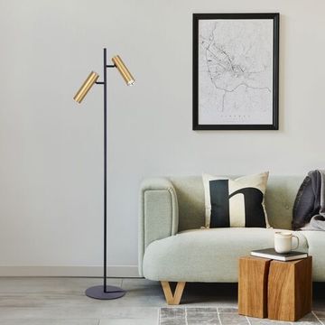 01087/2 / напольный светильник / латунь