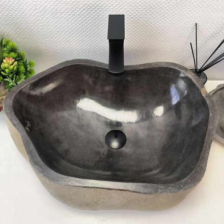 Раковина из речного камня RS-63598 (58*42*16) 0124