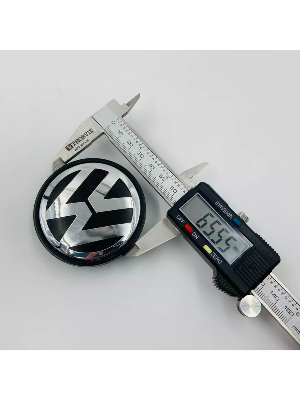 Колпачки на литые диски с эмблемой Volkswagen 66 мм 4 шт