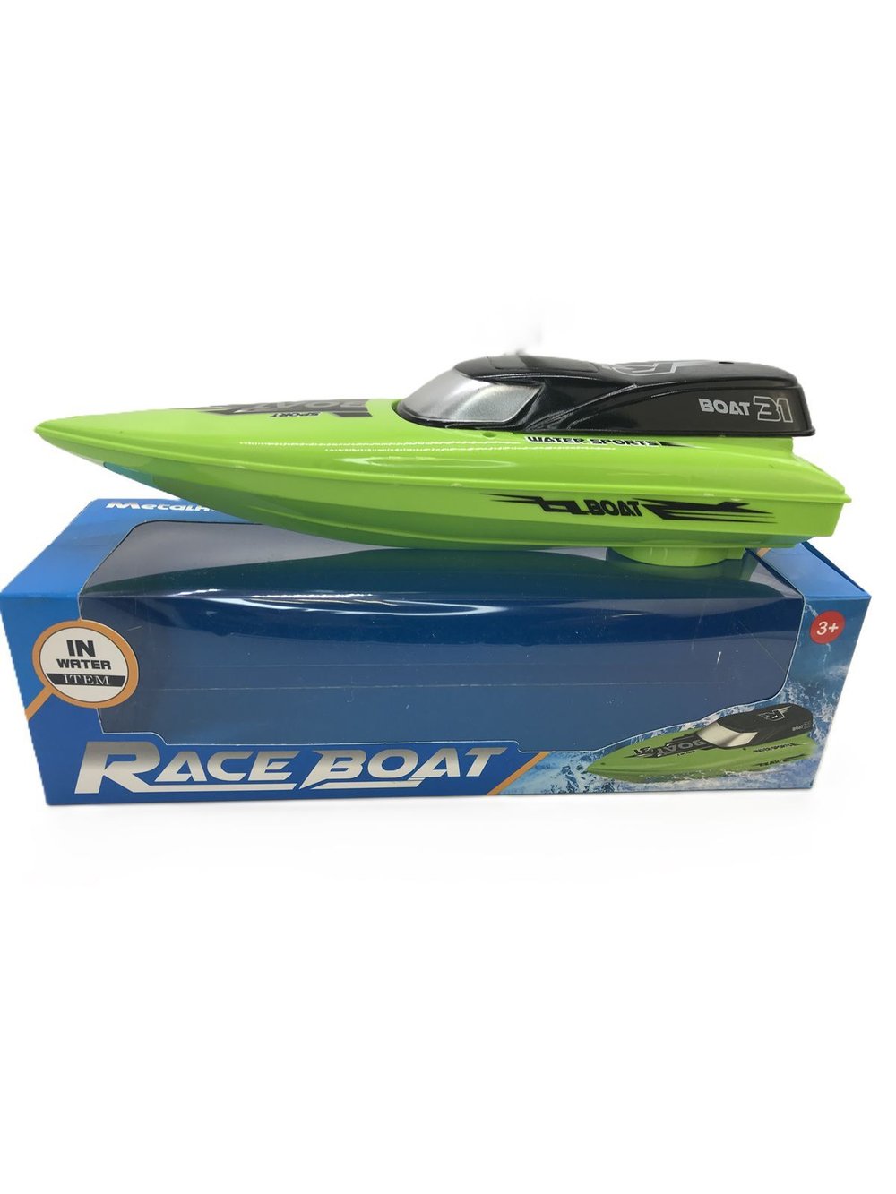 Игрушка Лодка "Вьюга" на батарейках (53903-1) цвет салатовый