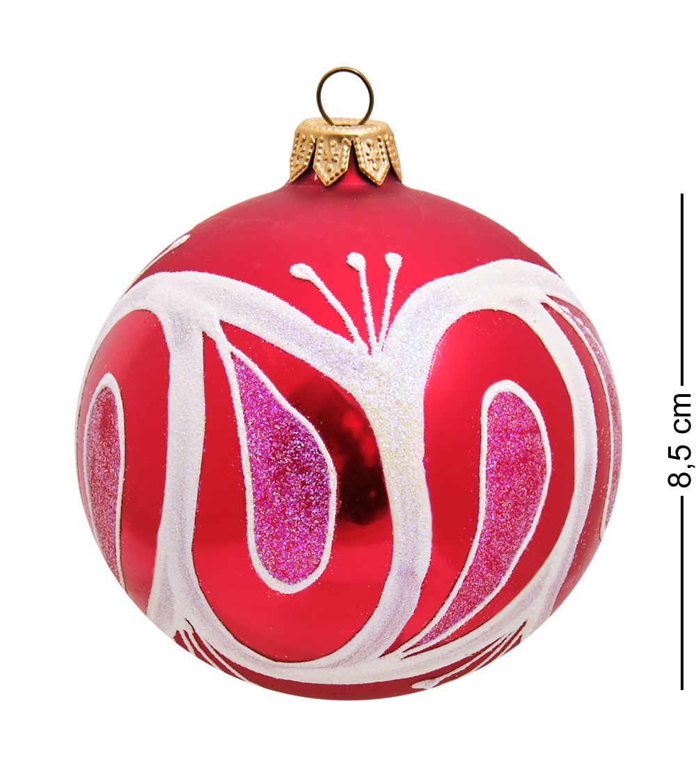 Элита НФШ-1219/2 Набор ел.украшений Шар 2шт «Вьюга» 85 мм