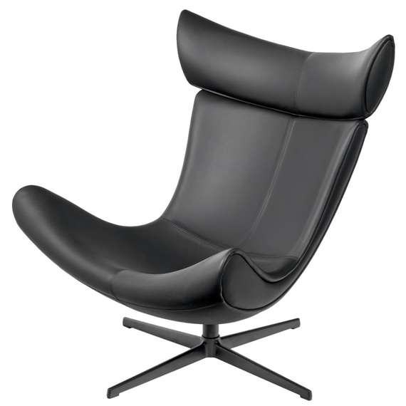 Кресло Toro черная экокожа