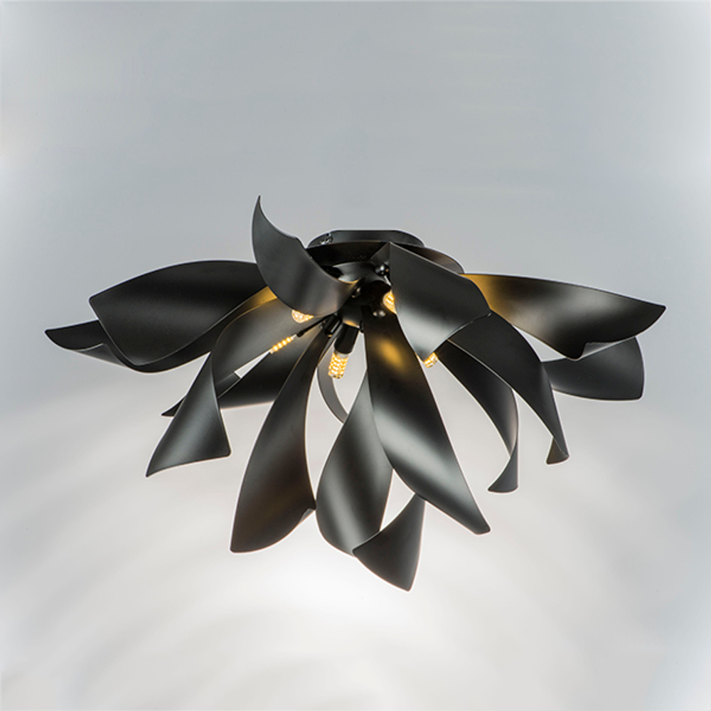 754167 Люстра TURBIO 6х6W (led) G9 ЧЕРНЫЙ