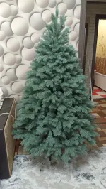 Ель голубая искусственная «Бордо» (Литая хвоя) 210 см / 2.1 м