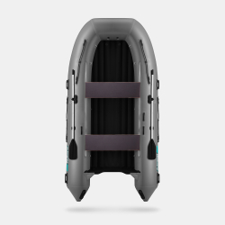 Надувная лодка GLADIATOR E380S темно-серый