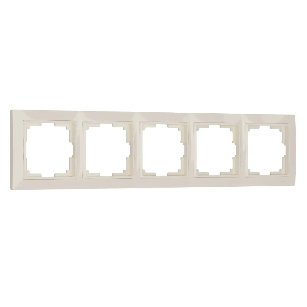 Рамка на 5 постов Snabb Basic (слоновая кость) W0052003
