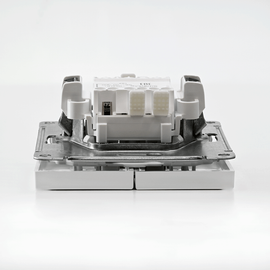 Выключатель для жалюзи 2-кл. ArtGallery 2х (сх. 4) 10А быстрозажим. клем. механизм бел. SE GAL000119S