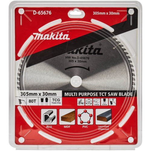 Диск п/п Makita 305*30*80   (D-65676) универсальный