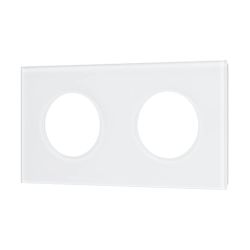 Рамка стеклянная FRM-GLARE-GC-2-WH (Arlight, -) 043835