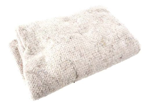 Ткань для пола нетканая (холстопрошивное полотно белое), плотность 200 г/м2, строчка 5 мм, ширина 80 см, 50 м в рулоне