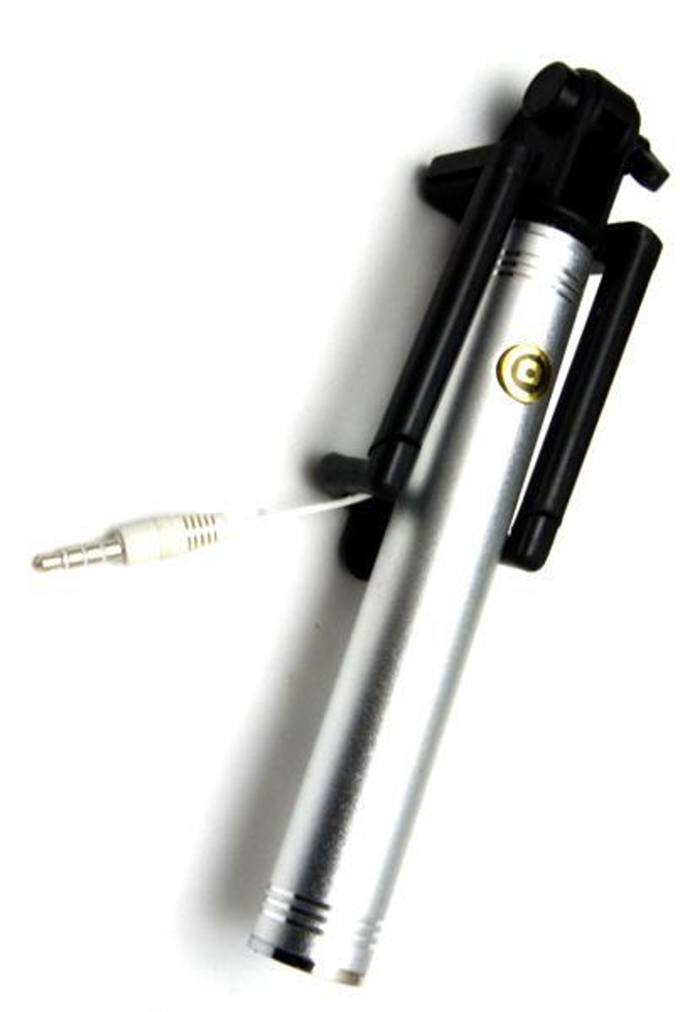 Монопод для селфи Cable R-018 (металик-серебро)