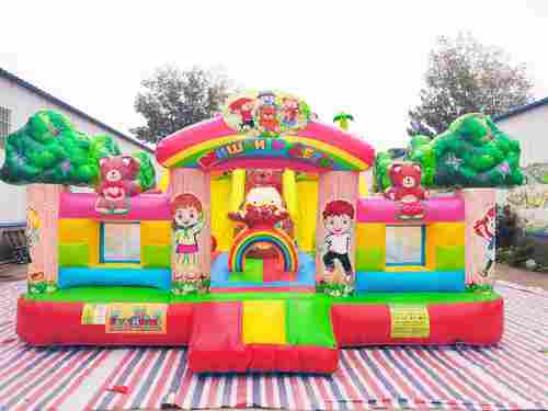 Батут "Мишки и дети", 10*6*5 м