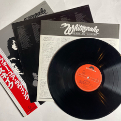 Винтажная виниловая пластинка LP Whitesnake Ready An Willing (Japan 1980) (Obi)