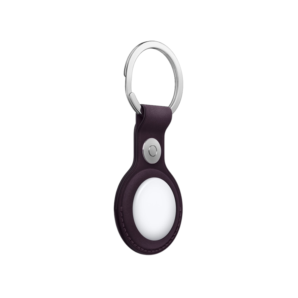Тканевый брелок с заводным кольцом Apple FineWoven Key Ring для AirTag, Ежевичный