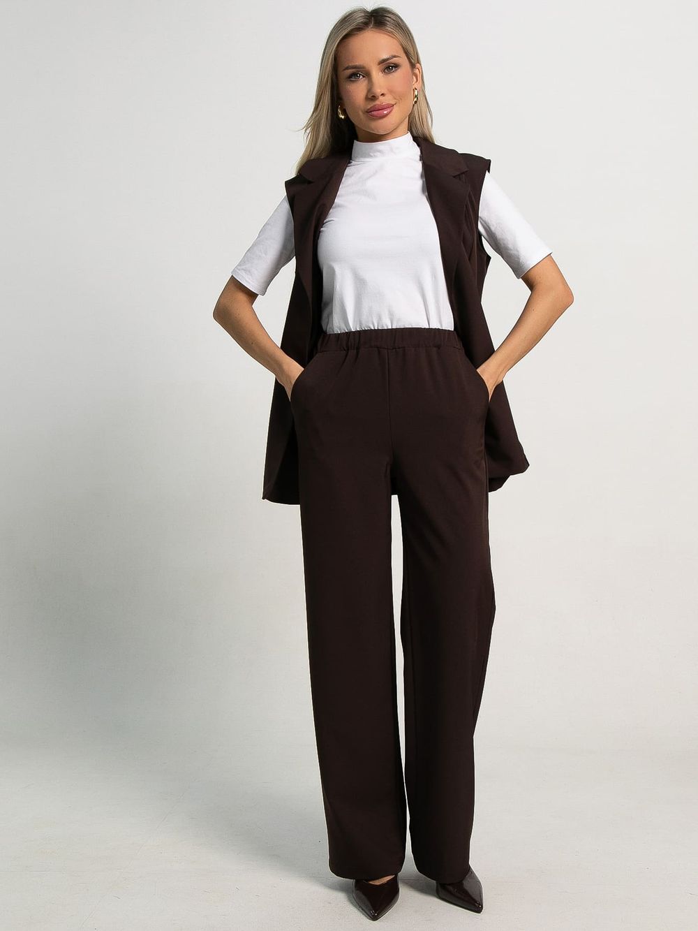 Водолазка с коротким рукавом (белая) Б15598-50М LT Collection