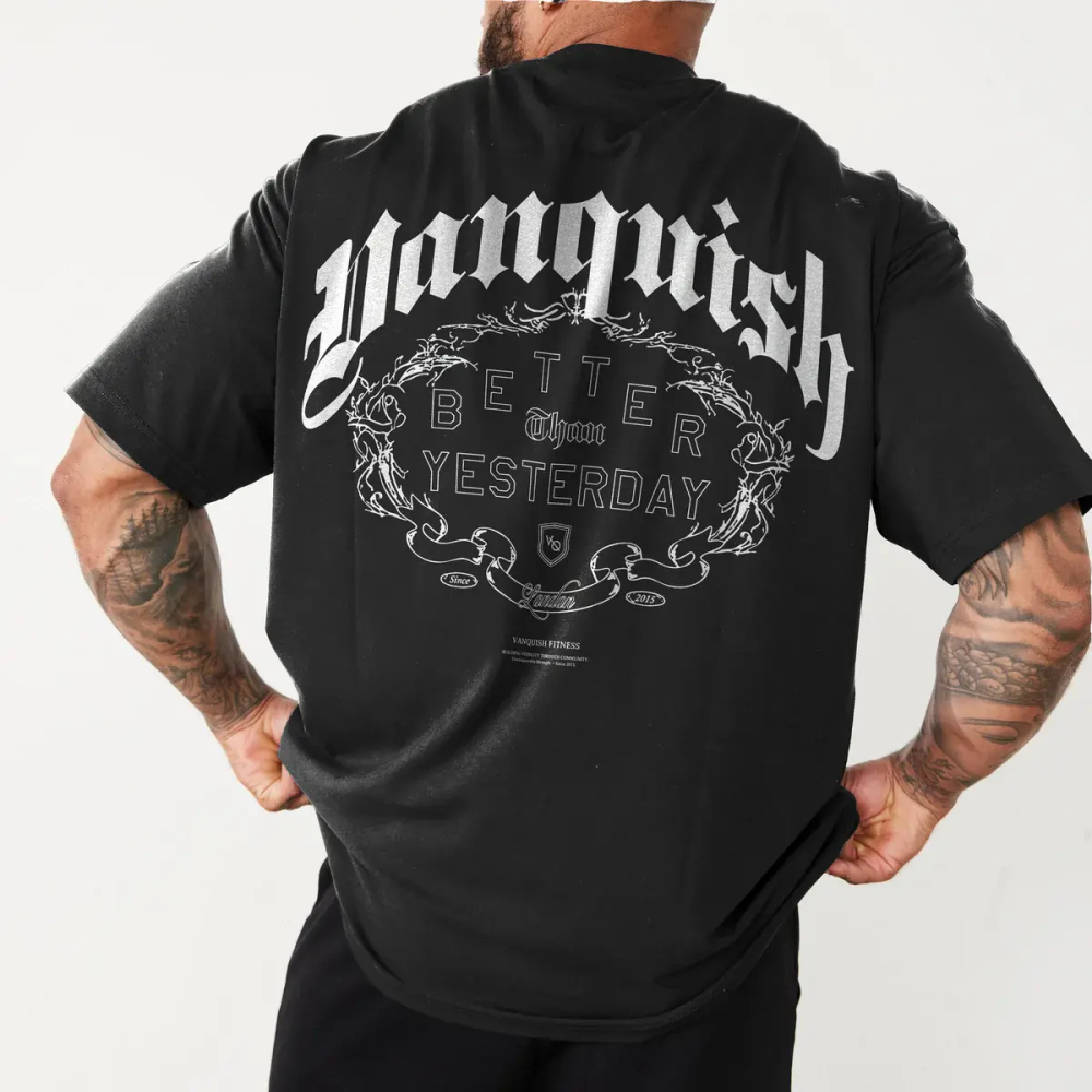 Футболка VANQUISH Revolve Wreath Oversized T-Shirt Black