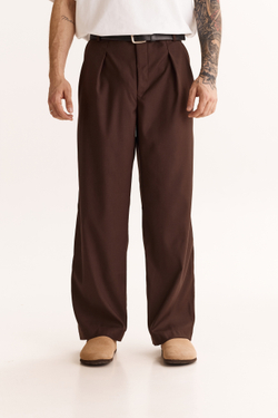 Pleated Pant - Brown (Men's)