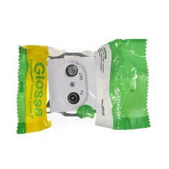 Розетка телевизионная оконечная TV/SAT 1-м СП Glossa 1дБ механизм бел. SE GSL000197