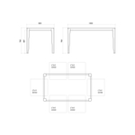 Обеденный стол MAVIS MVT20