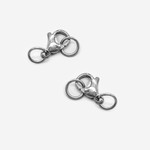 Замочек с колечком "Классика", 10*6,2мм, сталь без покрытия