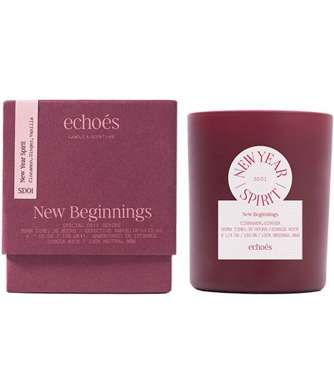 New Year Spirit, свеча New Beginnings collection, Echoes
