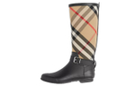 Burberry House Checked Slip-On Rain Boots