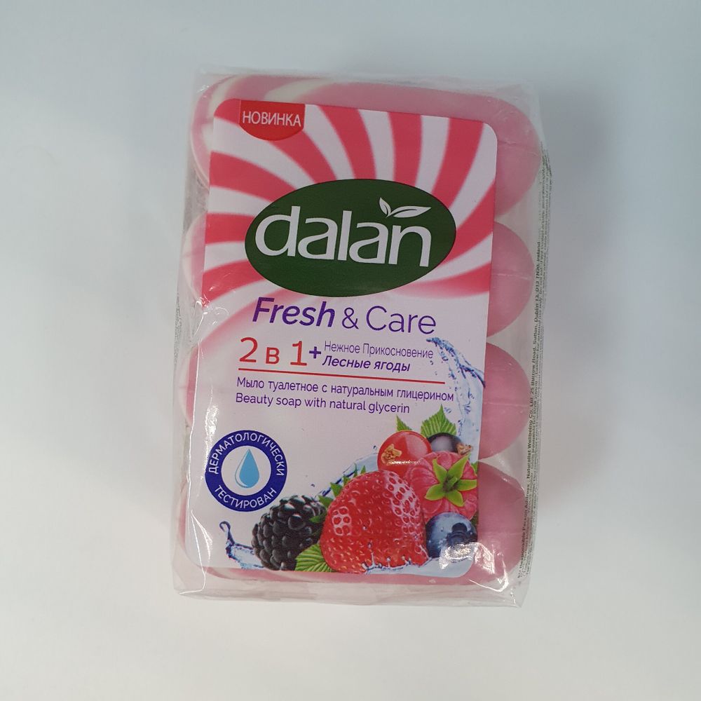 Мыло туалетное Dalan Fresh &amp; Care лесные ягоды 4шт*90гр