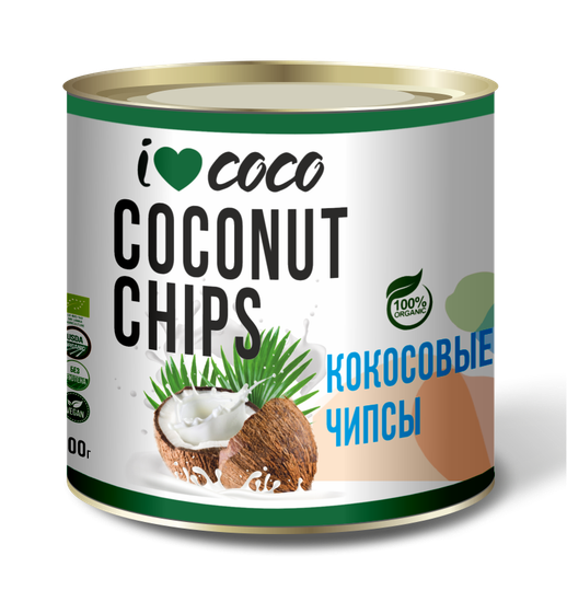 Чипсы кокосовые I ❤ COCO, Шри-Ланка, 100г.
